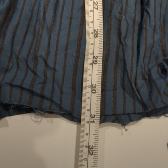 Sz 2 Kaliyana Empire Shirt Blue and Black Stripe - Picture 7 of 7